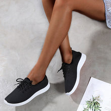 Load image into Gallery viewer, Women Tennis Shoes 2019 Fashion Sneakers Female Casual Solid Black Shoes Gym Fitness Trainer Walking Sport Shoes tenis feminino