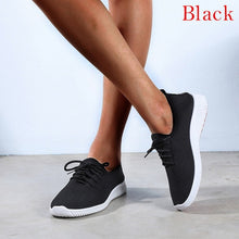 Load image into Gallery viewer, Women Tennis Shoes 2019 Fashion Sneakers Female Casual Solid Black Shoes Gym Fitness Trainer Walking Sport Shoes tenis feminino