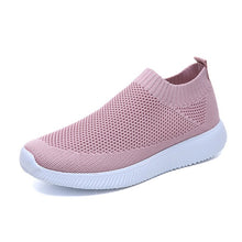 Load image into Gallery viewer, Women Sneakers Female Knitted Vulcanized Shoes Casual Slip On Ladies Flat Shoe Mesh Trainers Soft Walking Footwear Zapatos Mujer